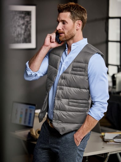 Fast-uni-Anzughose casual-blau