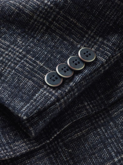 Charakterkaro-Sakko denim
