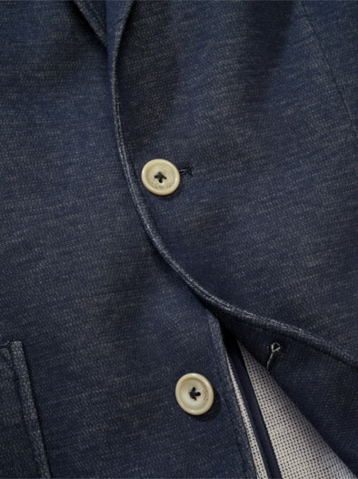 Terry-Sakko navy-dunst