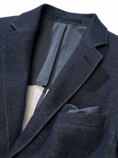 Terry-Sakko navy-dunst