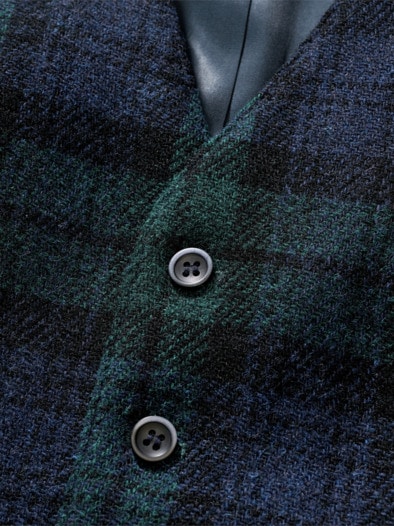 King George II. Weste blackwatch-tartan
