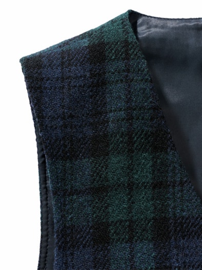 King George II. Weste blackwatch-tartan