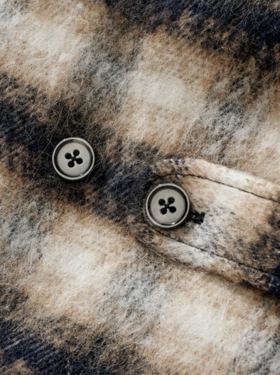 Mohair-Karoweste highland-hummel