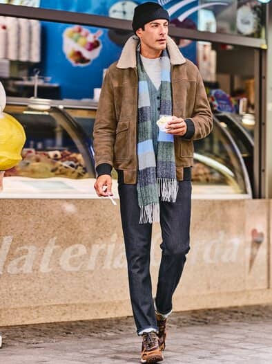 Webspiel-Weste tweedblau