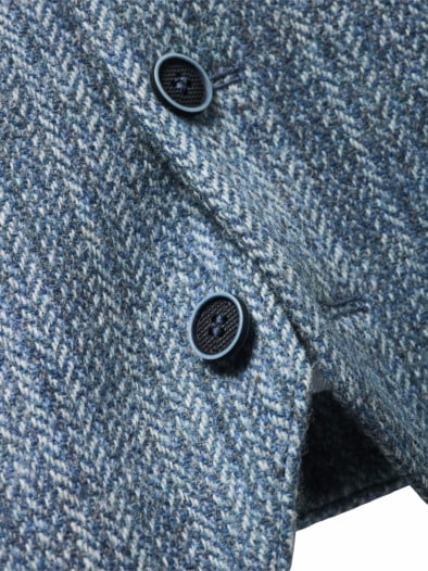 Webspiel-Weste tweedblau