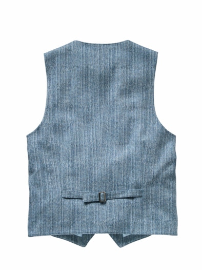 Webspiel-Weste tweedblau