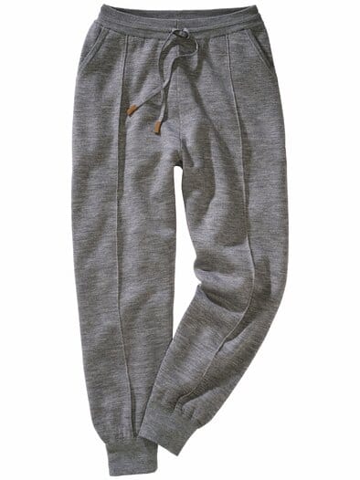 Il Silenzio Strickhose granit