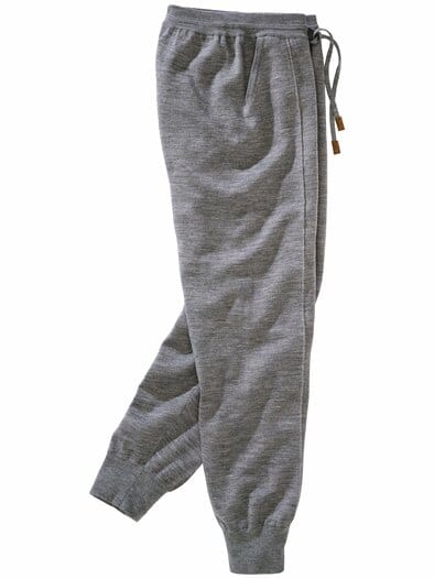 Il Silenzio Strickhose granit