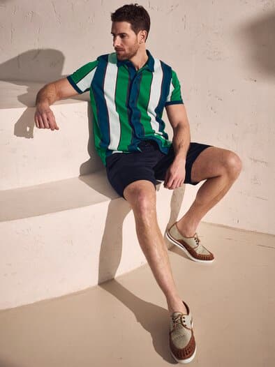Sommerkompass-Shorts marine