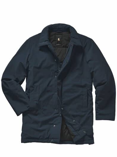 Transit-Mantel urban-navy
