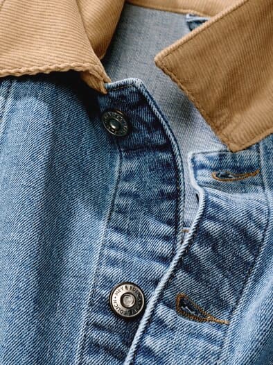 Denimjacke Atelier 1873 gletscherblau