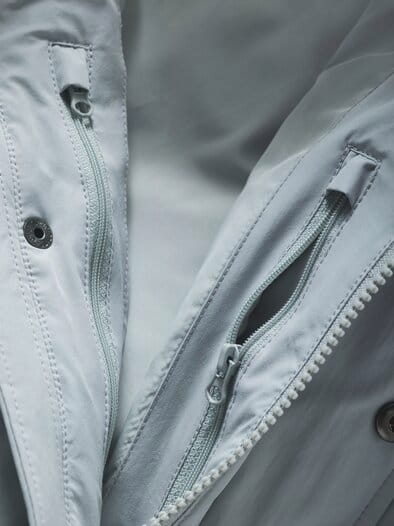 Gletscher-Trail-Jacke eisgrau