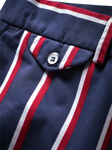 Gewinner-Chino navy/red