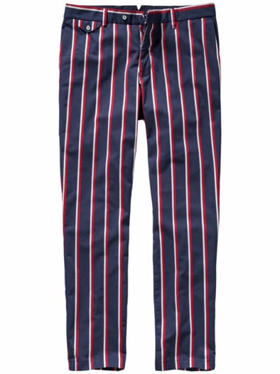 Gewinner-Chino navy/red