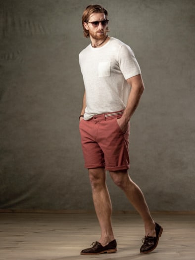 Grandezza-Shorts terracotta
