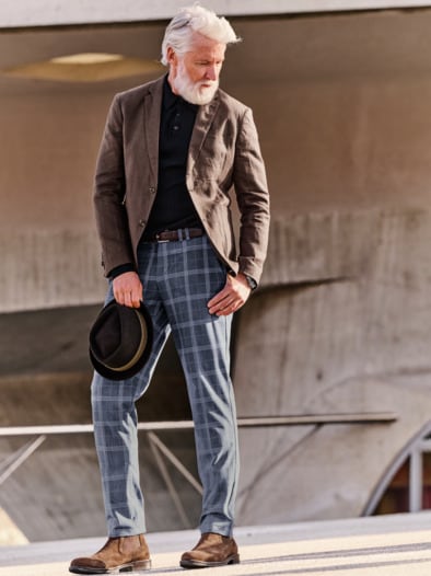 Im-Bild-Chino pixelblau