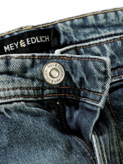 Visionäre Jeans cyan