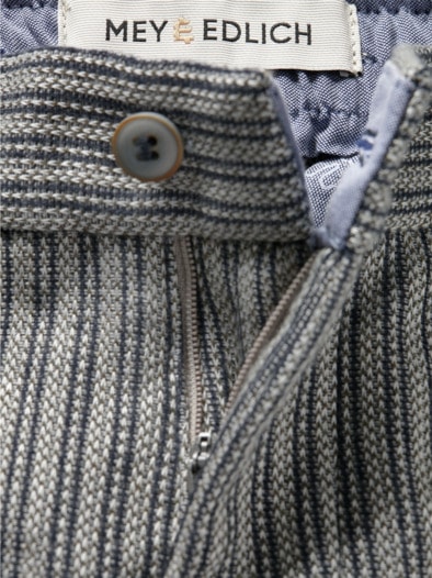 Streifen-Strick-Chino silberadler