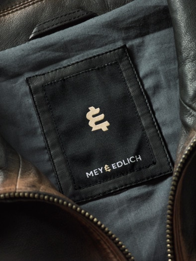 Patina-Lederjacke espresso