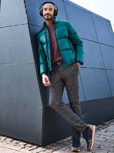 Hauptstadt-Hose navy/camel