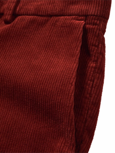 Charmante Cord-Chino kupferbraun
