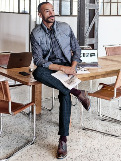 Checker-Chino checked-navy