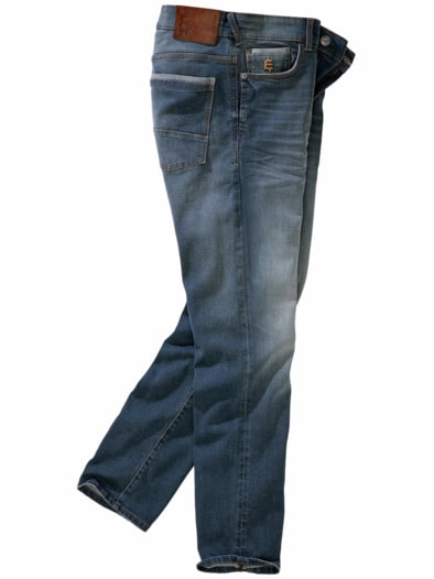 Tonart-Denim-Jeans stahlblau