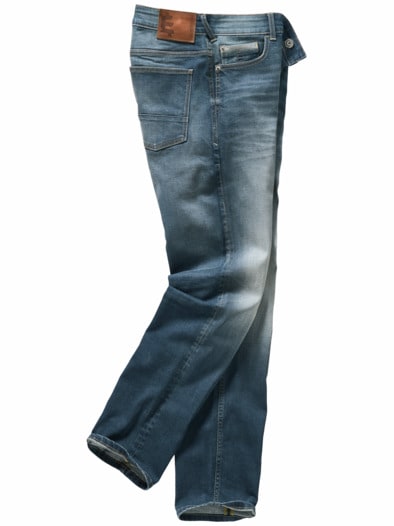 Tonart-Denim-Jeans stahlblau