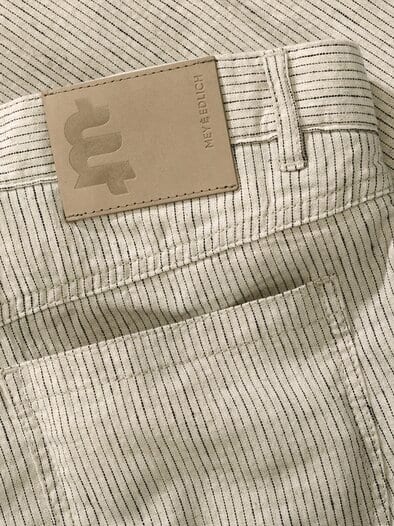 Ecru-Epilog-Hose ecru-gestreift