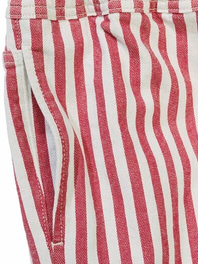 Sehenswert-Shorts merlot-streifen