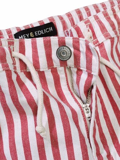 Sehenswert-Shorts merlot-streifen