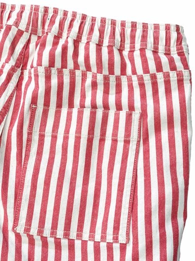Sehenswert-Shorts merlot-streifen