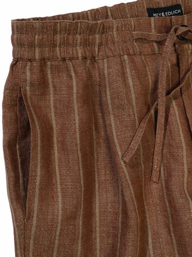 Seebrise-Leinenhose bordeaux