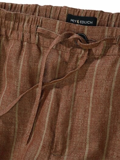 Seebrise-Leinenhose bordeaux