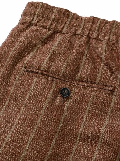 Seebrise-Leinenhose bordeaux