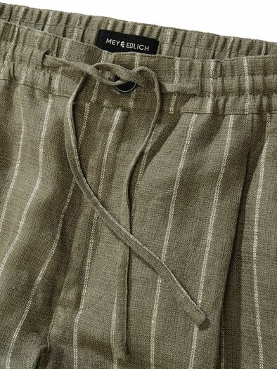 Seebrise-Leinenhose olive
