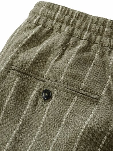 Seebrise-Leinenhose olive