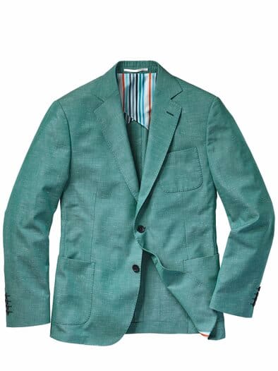 Funk-Soul-Anzugsakko petrol