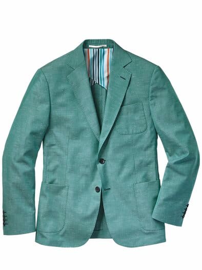 Funk-Soul-Anzugsakko petrol