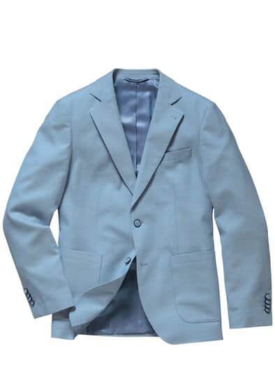 Wolke-Sieben-Anzugsakko himmelblau