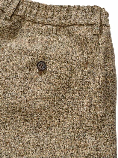 Pointillismus-Anzughose rotisseursenf