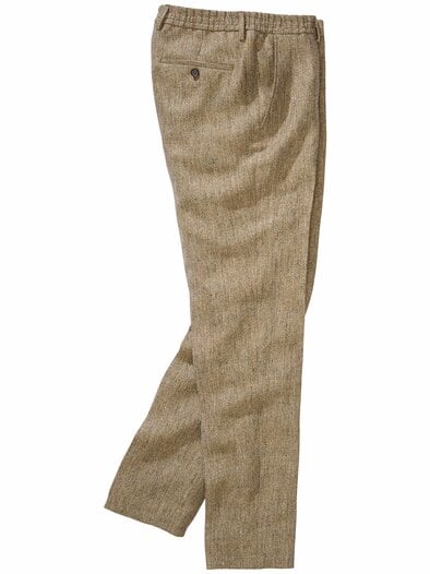 Pointillismus-Anzughose rotisseursenf