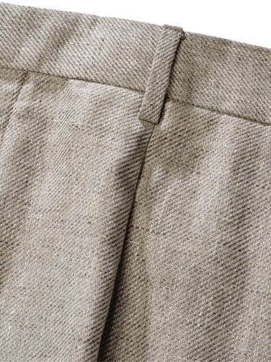 Toskana-Leinenanzughose toskana-grau