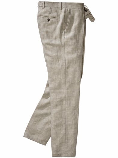 Toskana-Leinenanzughose toskana-grau