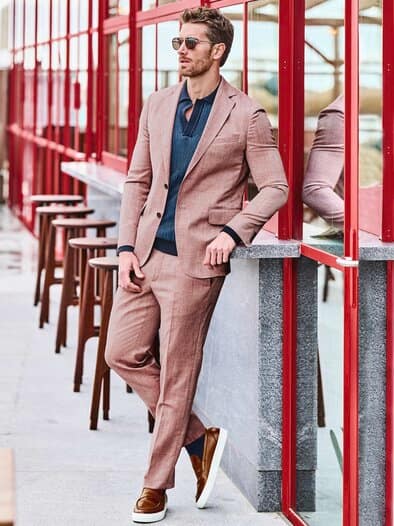 Sandrot-Anzugsakko sandrot