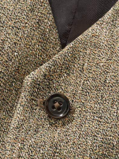 Pointillismus-Anzugweste rotisseursenf