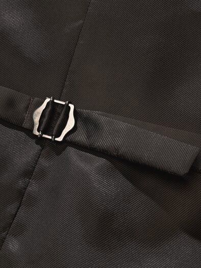 Pointillismus-Anzugweste rotisseursenf