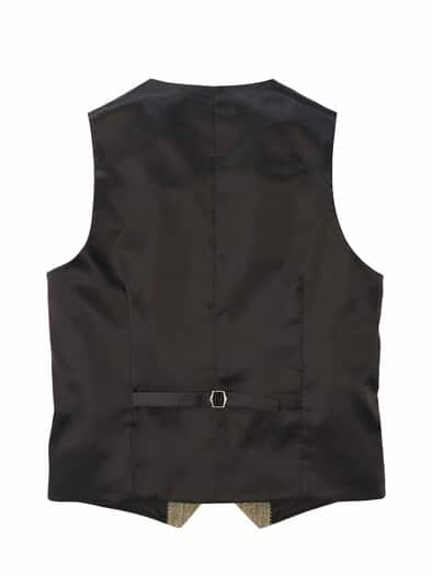 Pointillismus-Anzugweste rotisseursenf