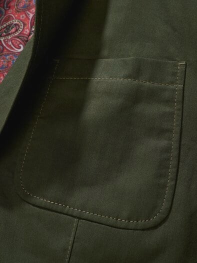 Stadtpfad-Sakko moosgrün