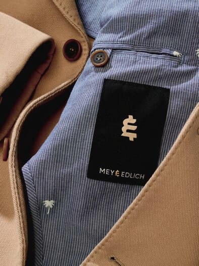 Drillich-Sakko karamell